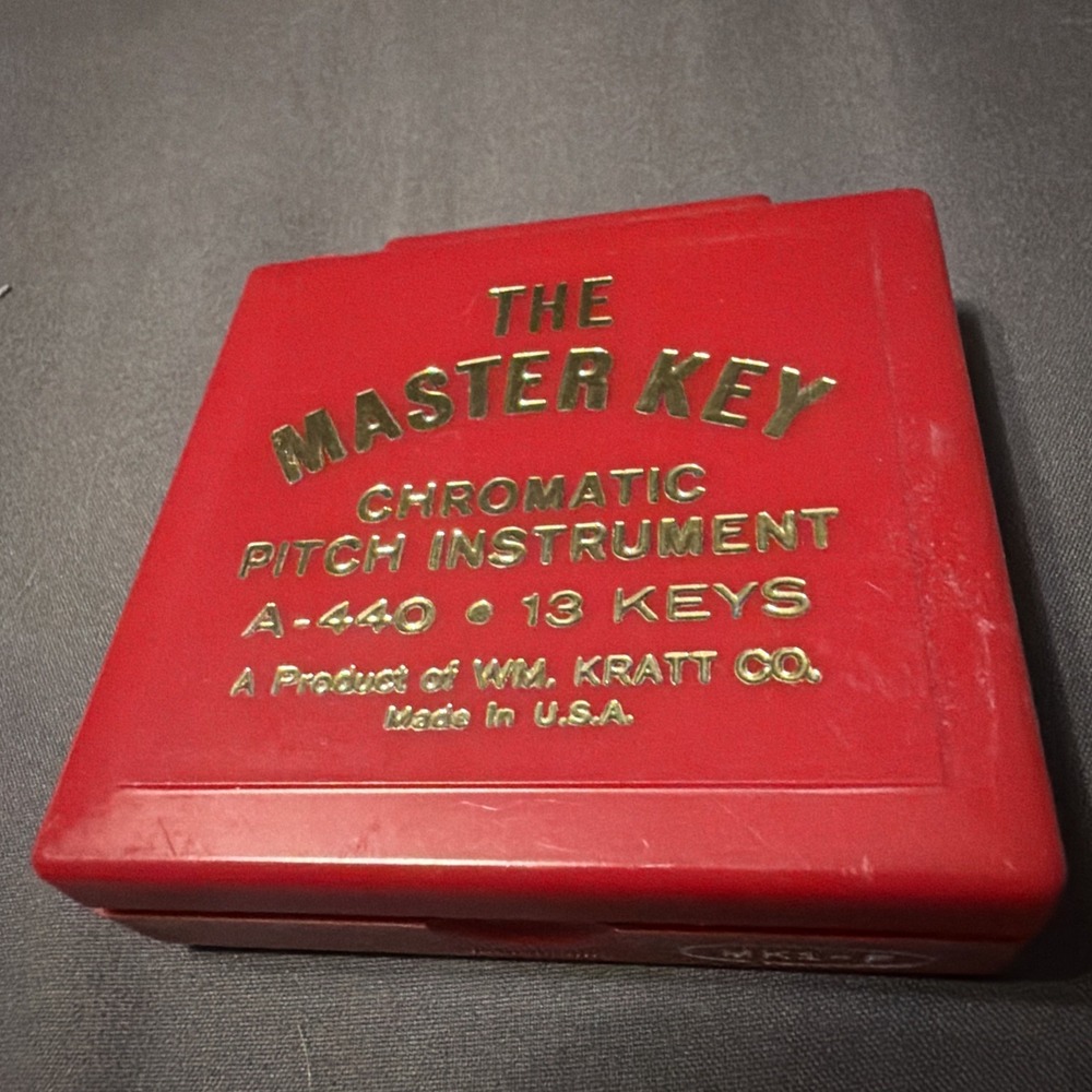 Wm Kratt Co Master Key Chromatic Pitch Instrument MK2-C A-440 13 Keys C-C USA